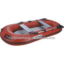 Inflatable rubber raft boat